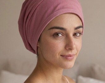 Soft Chemo Headwear for Women | Comfortable Cancer Scarf, Soft Satin Lining Turban Hat, Cancer Chemo Hat Beanie Headwrap Hair Loss Bonnet