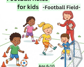 Una guía sencilla sobre las reglas del fútbol infantil: aprendamos sobre el campo de fútbol.