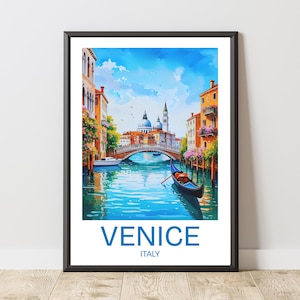 Venice travel print - Venice Italy poster - Venice travel poster - Venice wall art - Travel decor - Popular prints - Venice art - gift