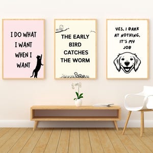 Quote prints collection - Quote posters - Quotes - Saying prints - Humour prints - Funny prints - Funny poster - Humour art - Fun posters