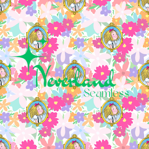 Eloise at the Plaza Seamless, Eloise Seamless, Floral Seamless