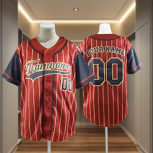 Custom Baseball Jersey: Personalized Team Uniform, Name & Number