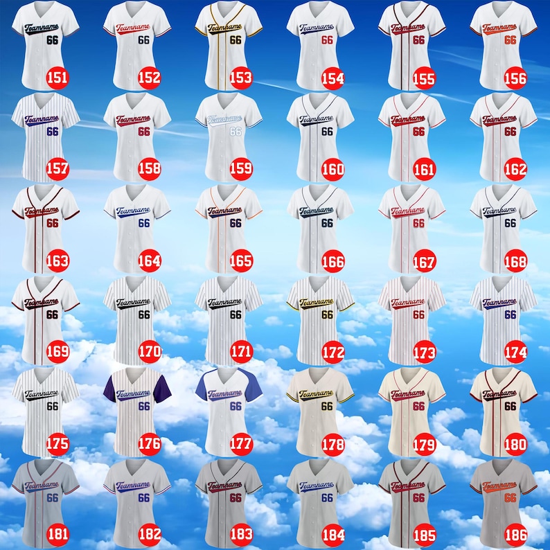 Camiseta de béisbol clásica personalizada, camiseta de equipo estampada y bordada personalizada, camiseta familiar de béisbol personalizada de cualquier color. imagen 5