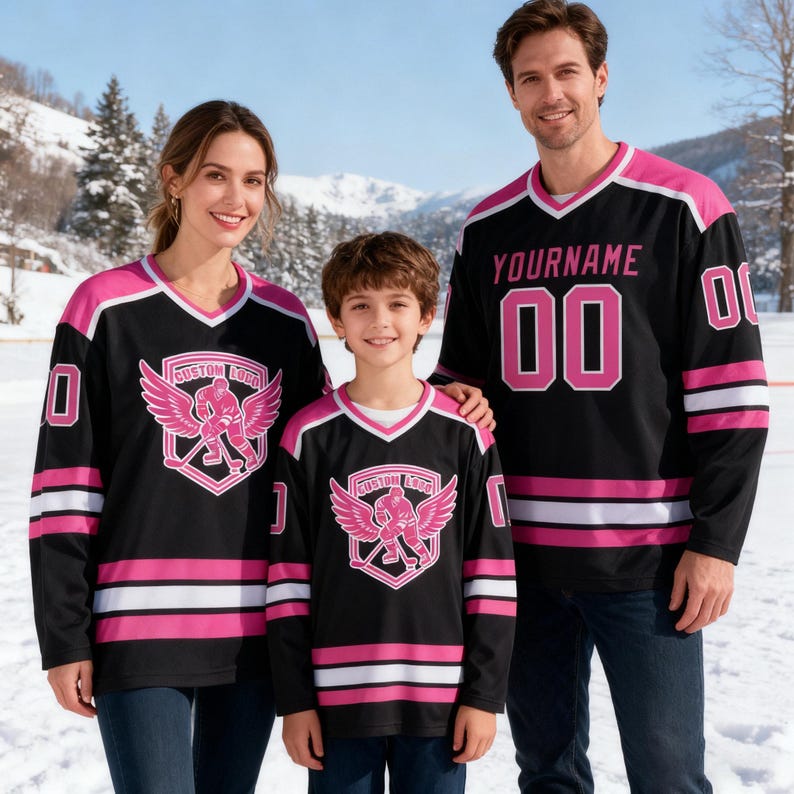 Camiseta de hockey personalizada, camiseta de hockey personalizada, cosida, impresa, con nombre, número y logotipo, camiseta deportiva de práctica de manga larga para hombres, mujeres y niños imagen 8