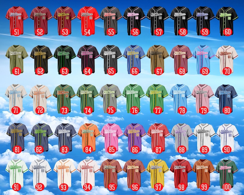 Camiseta de béisbol clásica personalizada, camiseta de equipo estampada y bordada personalizada, camiseta familiar de béisbol personalizada de cualquier color. imagen 3