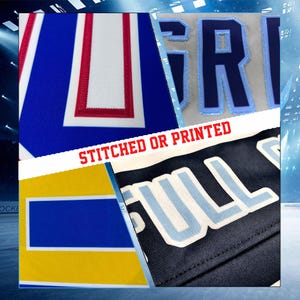 Camiseta de hockey personalizada, camiseta de hockey personalizada, cosida, impresa, con nombre, número y logotipo, camiseta deportiva de práctica de manga larga para hombres, mujeres y niños imagen 7