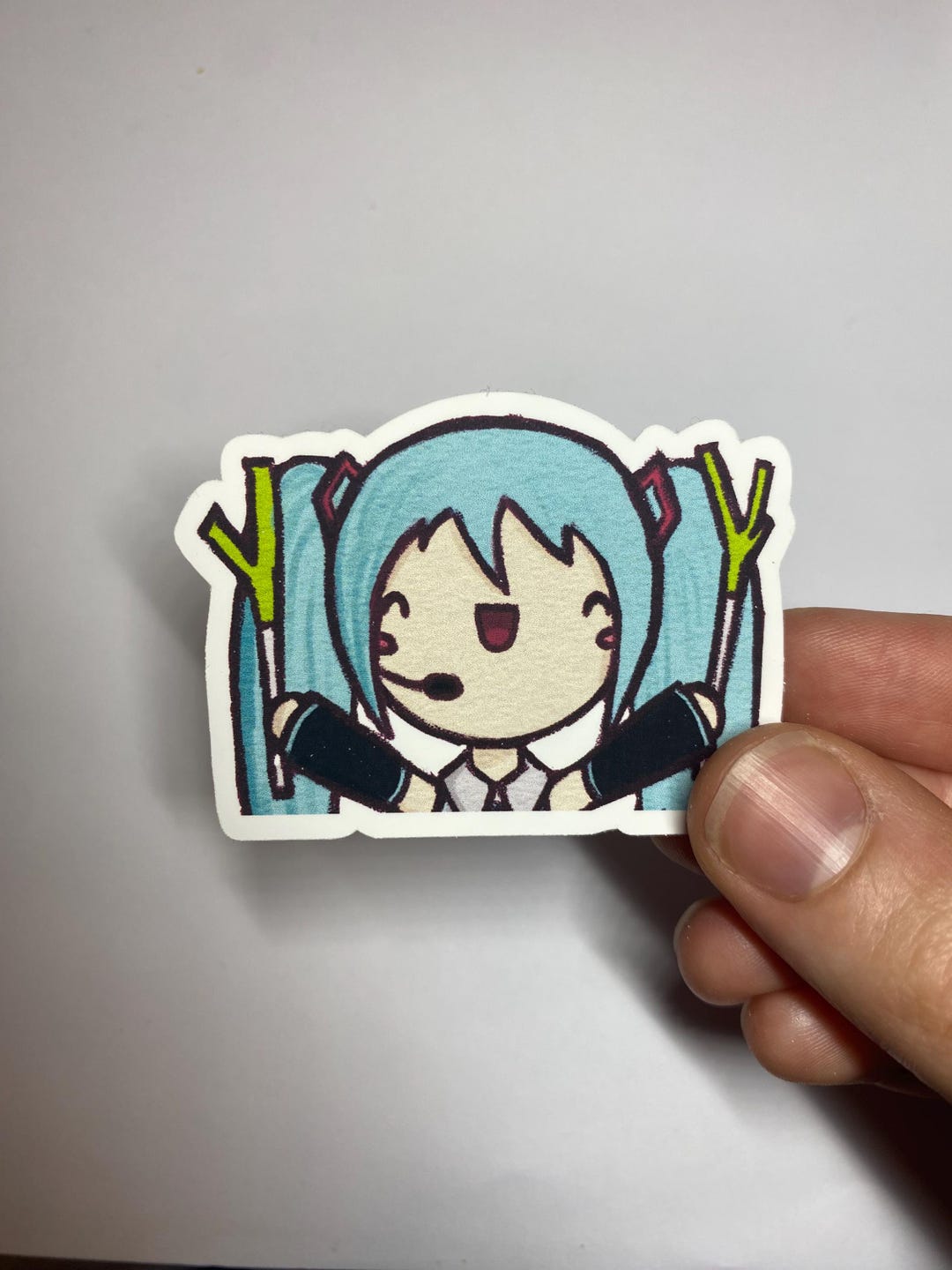 Miku Sorry Sticker Hatsune Miku Vinyl Stickers - Etsy