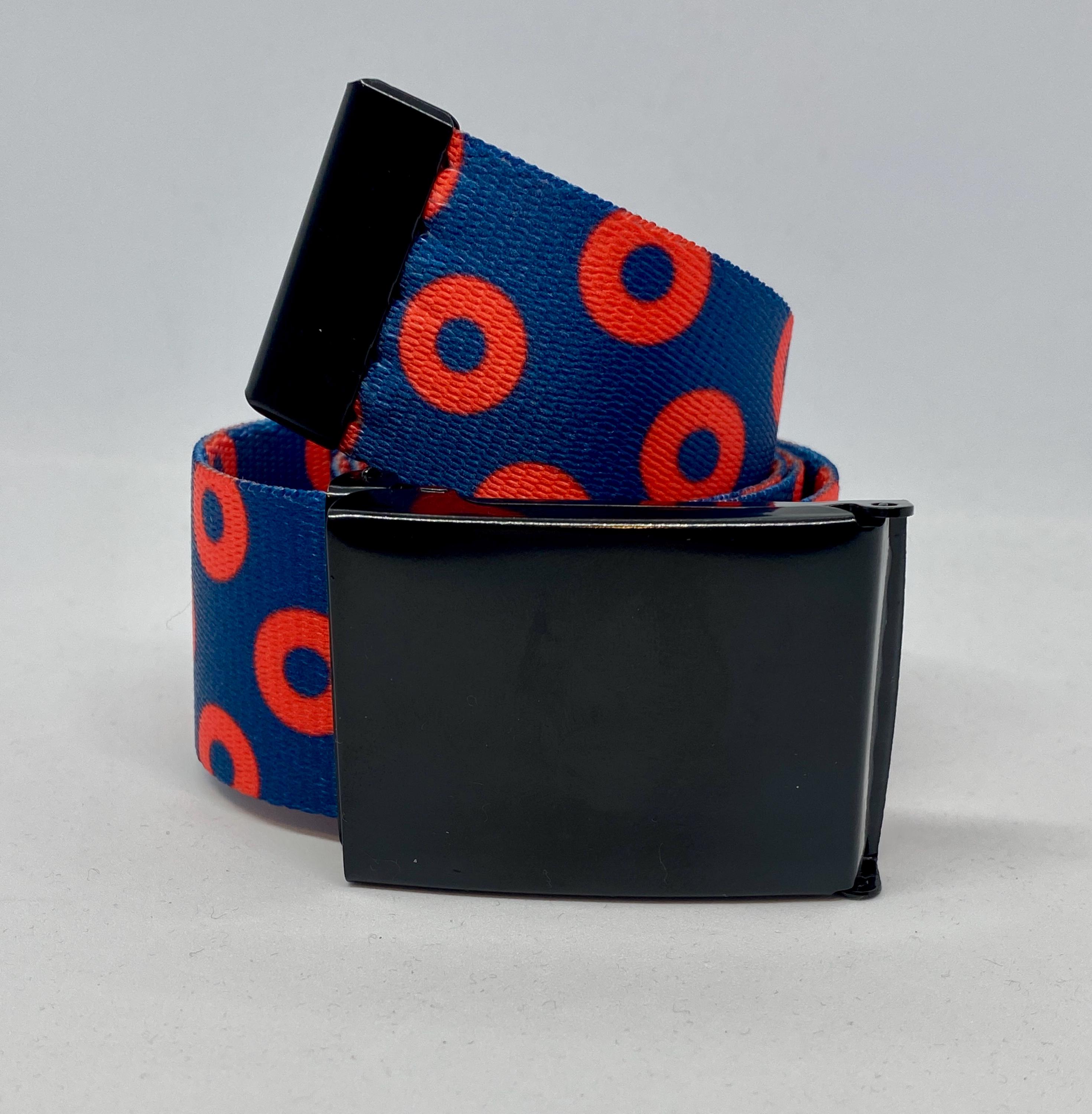 Colorful Donut Pattern Belt Flying Doughnuts Baseball Belt • Pioneer Fit main image 2