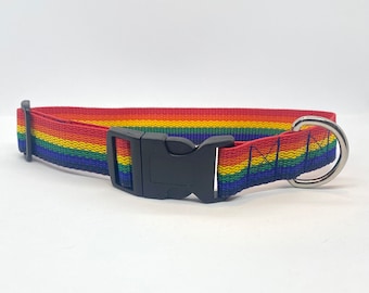 Rainbow Collar/Leash