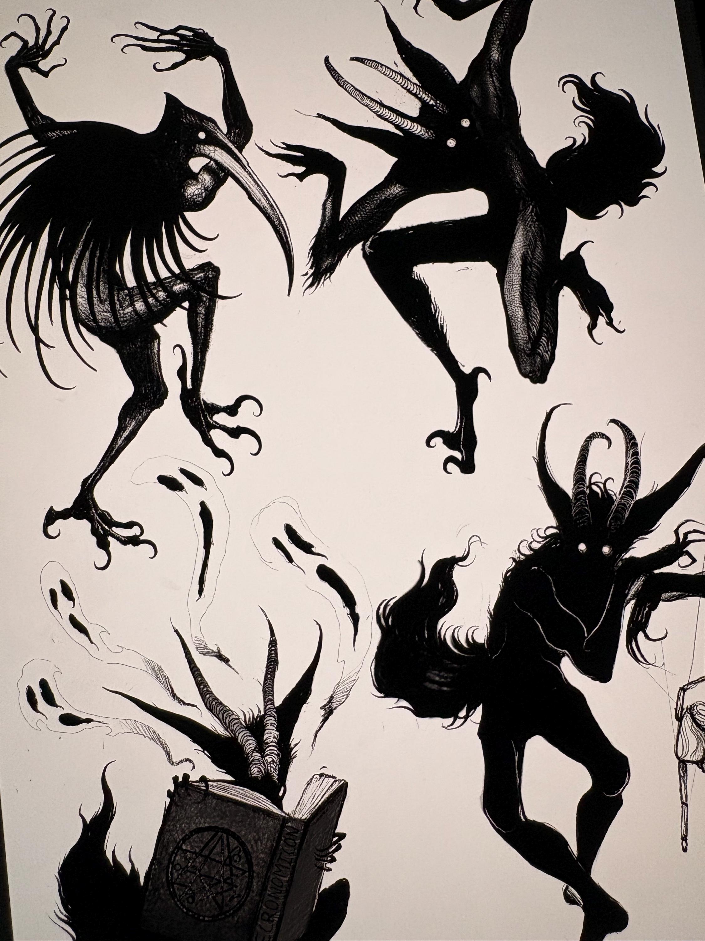26 Tattoo Flash Demon From My Books - Etsy