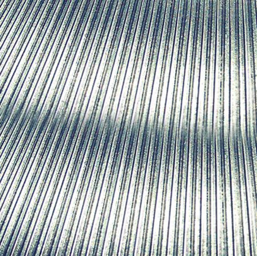 Square Reeded Glass Sheet Vintage Original Spectrum Quarter Reed Mirrored Silvercoat Stained ...