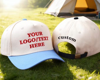 Hoeden met geborduurde tekst, gepersonaliseerde truckerhoed, papahoed, logohoed, aangepaste baseballpet, cadeau vrijgezellenfeest, aangepaste hoed, kerstcadeaus