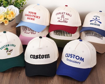Aangepaste geborduurde truckerpet, tekst/logo baseballpet, gepersonaliseerde pet voor bruidsmeisje, team, studentenclubpet, vrijgezellenfeest, custom truckerpetten