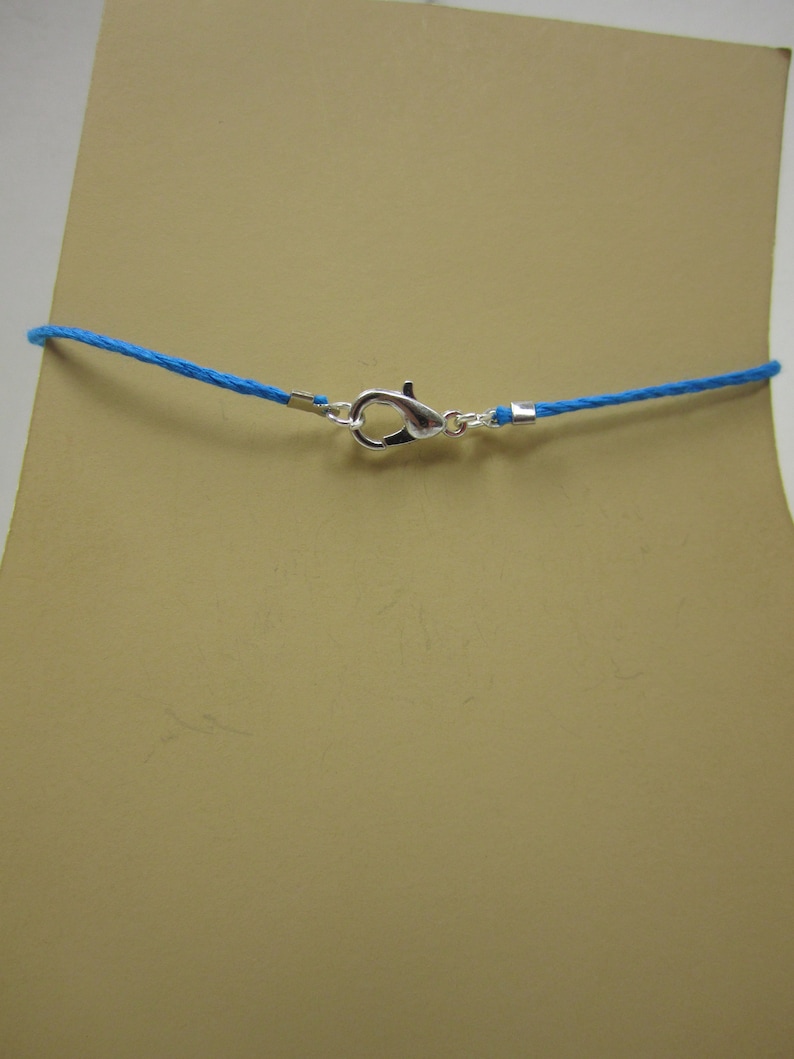 100/% Natural Bamboo Cord Anklet Bracelet With Stones and Beads Cross