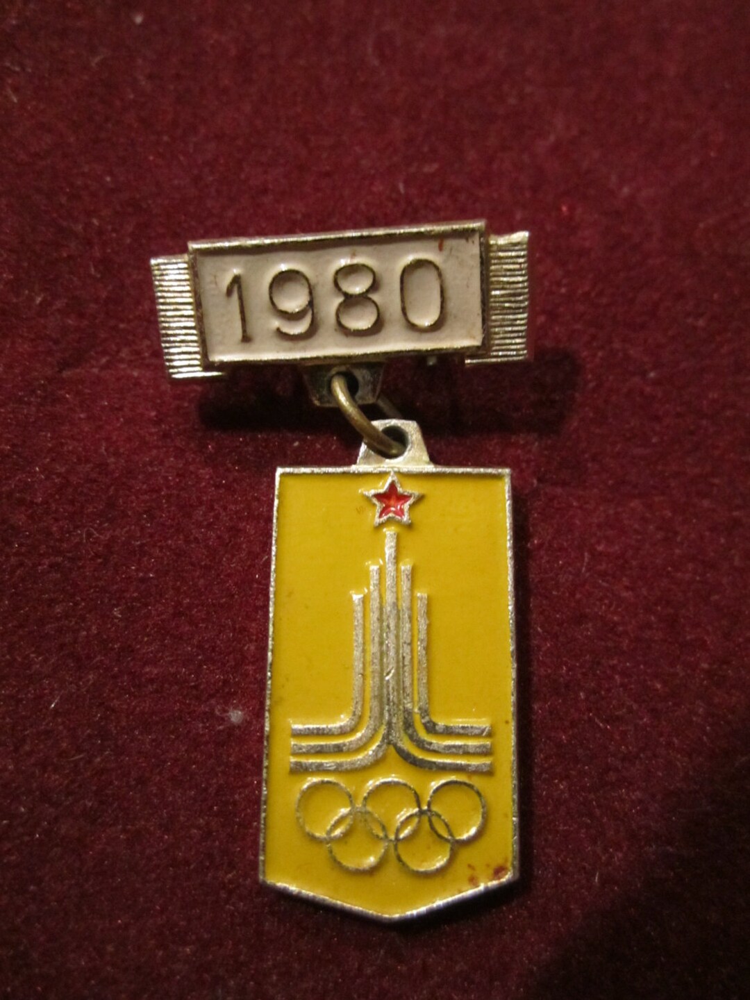 Affiche jo jeux olympiques moscou 1980 - volley ball - moscow 80 - Collection