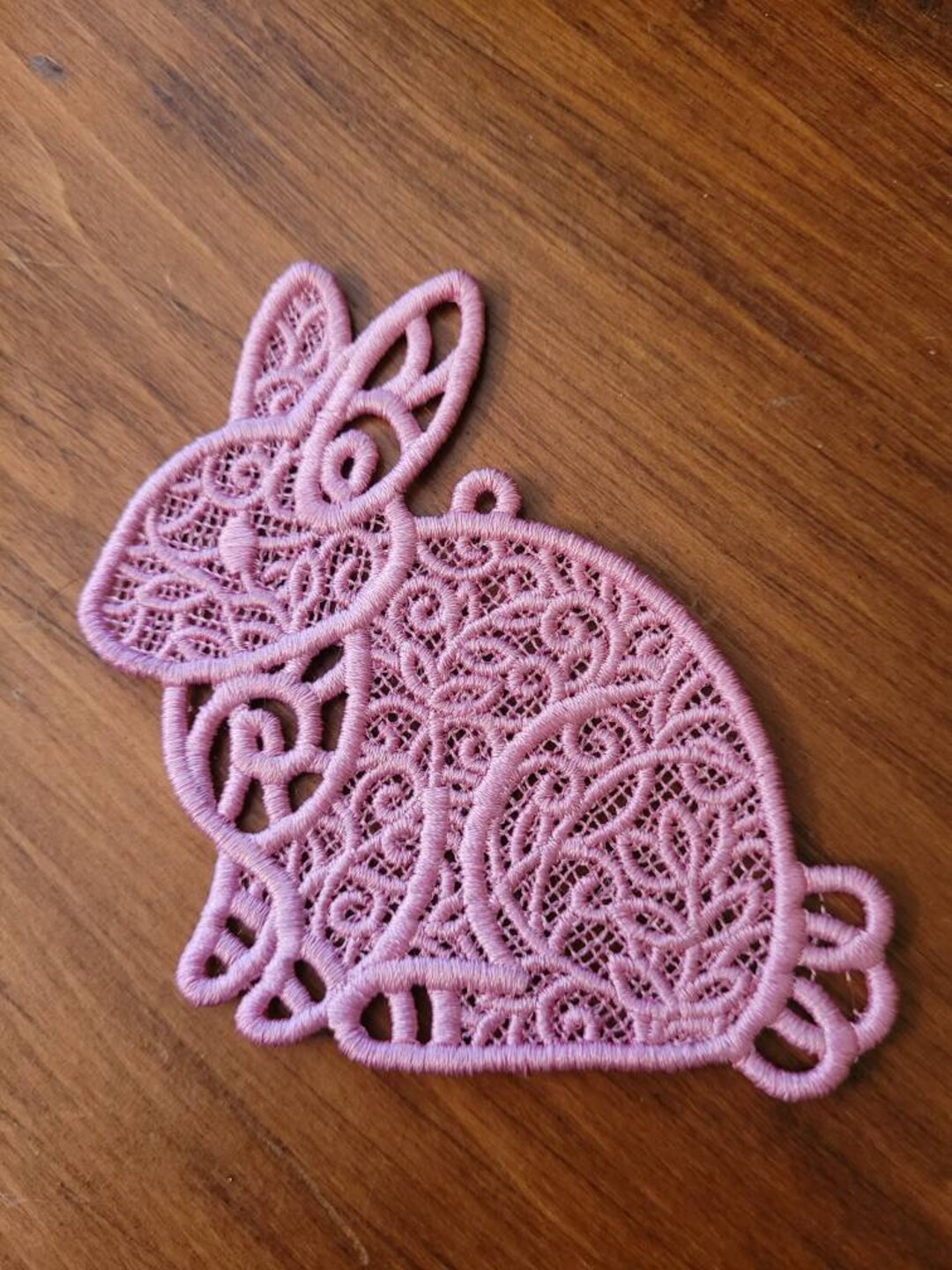Bunny Rabbit Lace Embroidered Decoration FREE Shipping - Etsy