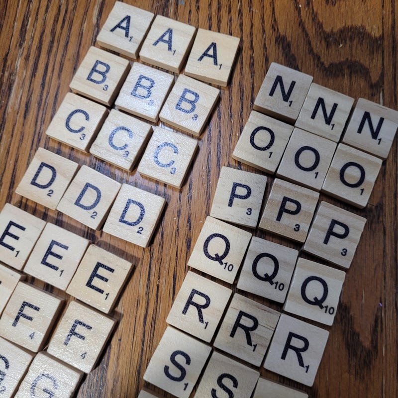 Scrabble Letters - Etsy