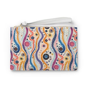 Bracelet en cuir végétalien joyeux pour femme, pochette cadeau pour femme, portefeuille, taille approuvée pour le stade