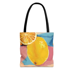 Zitronen-Druck Wiederverwendbare Tragetasche Einkaufstasche Bauernhof Markttasche Rosa Gelb Frauen Geschenk Männer Buch Tasche Ätherisches Kleines Mittel Großes dazu tragen-All