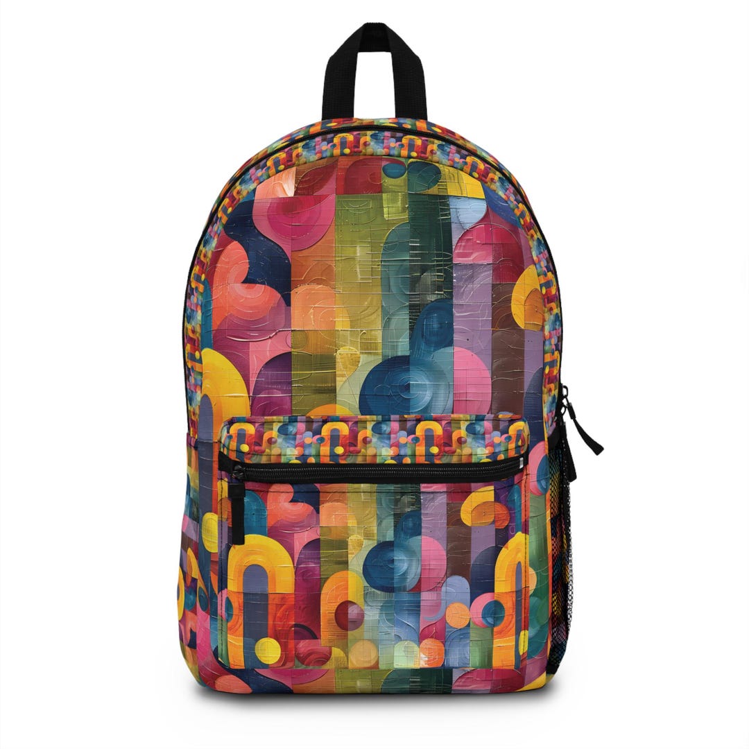 Abstract Basketball Backpack Abstract Art Lightweight Backpack Durable Men Gift Women Waterproof ...