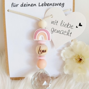 Sonnenfänger als Geschenk zur Geburt, Taufe oder Babyparty. Personalisiertes Geschenk zur Geburt, Geschenk Neugeborenes, personliertes Geschenk Taufe, Geschek Taufpatin