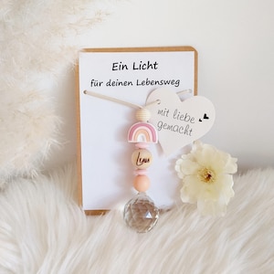 Sonnenfänger als Geschenk zur Geburt, Taufe oder Babyparty. Personalisiertes Geschenk zur Geburt, Geschenk Neugeborenes, personliertes Geschenk Taufe, Geschek Taufpatin