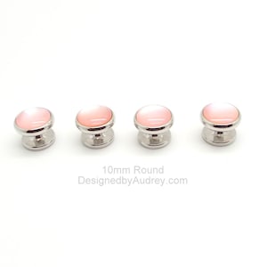 Pink Tuxedo Shirt Studs - Muschelperlen Pink Tuxedo Shirt Studs - Pink Pearl Tuxedo Shirt Studs