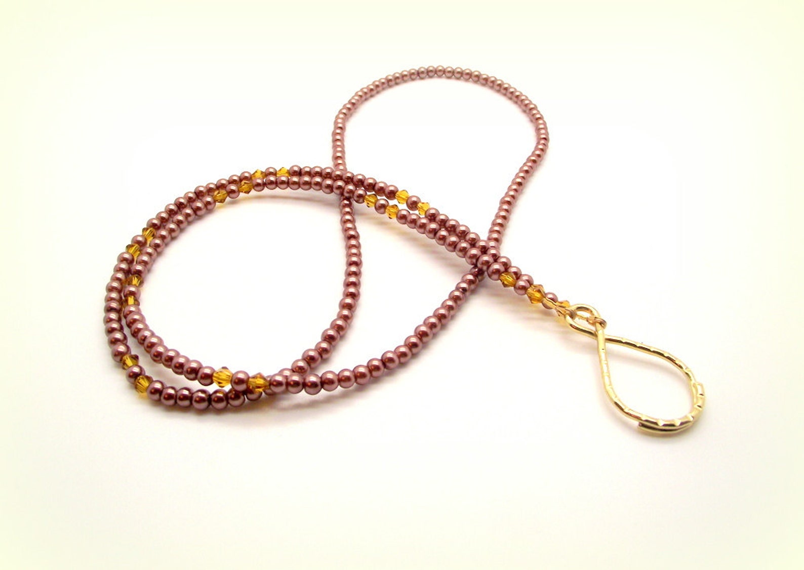 Eyeglass Holder Brown Eyeglass Lanyard Creamy Chocolate Etsy