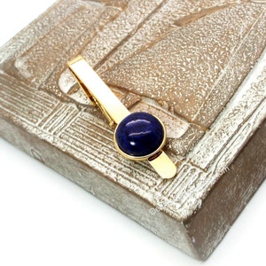 Blue Tie Clip – Dark Blue Tie Clip - Lapis Lazuli Tie Clip II – Lapis Lazuli Tie Bar II
