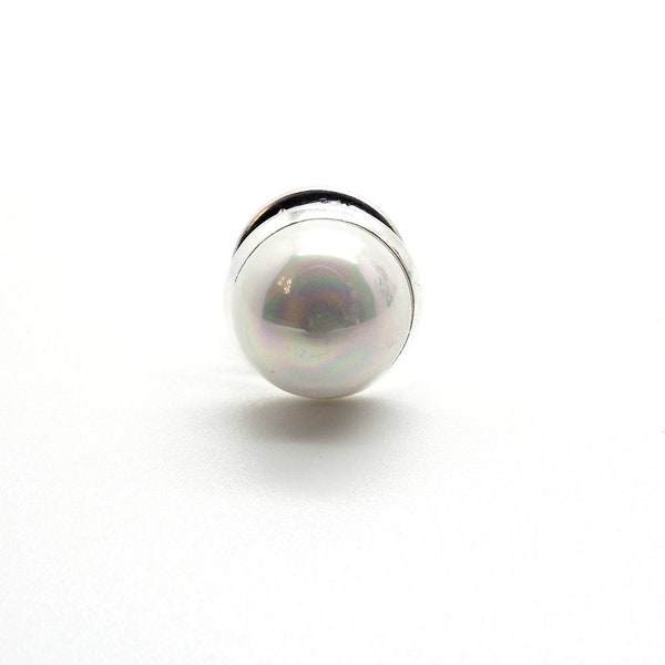 White Pearl Tie Tac - White Pearl Tie Tac - White Tie Tac - White Tie Tack