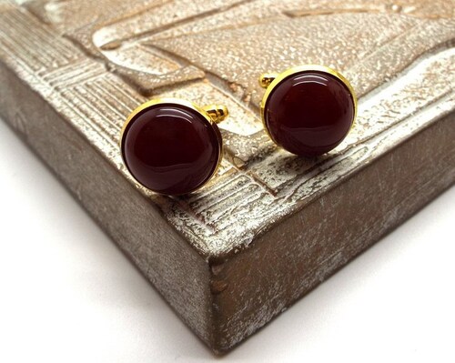 Red Carnelian Cufflinks