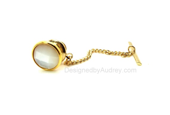 Sterling Silver Mother Of Pearl Tie Tack – The Cufflink Store