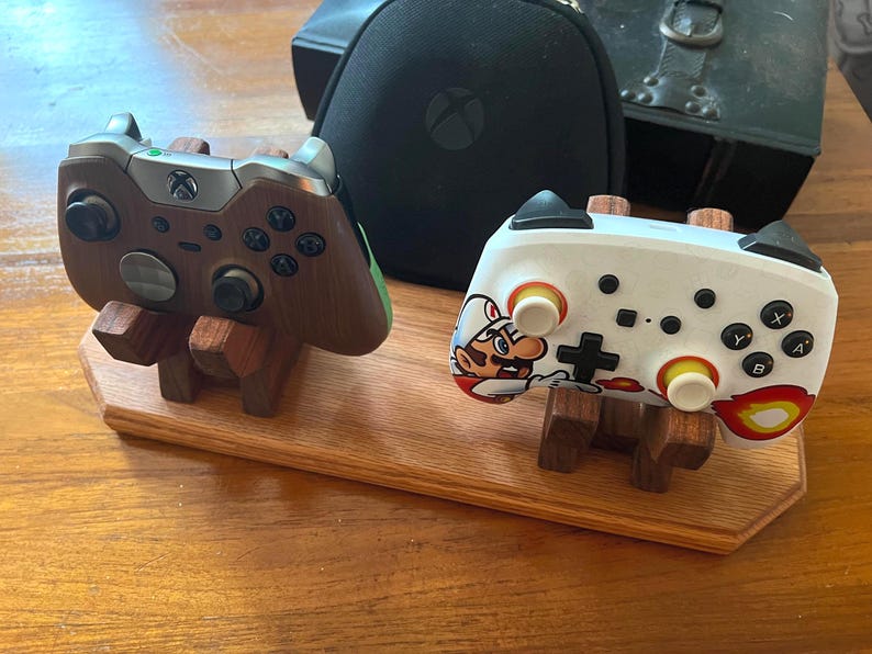 Origami Controller Stand Handmade Wooden Game Controller Stand: Universal Gaming Accessory. - Etsy