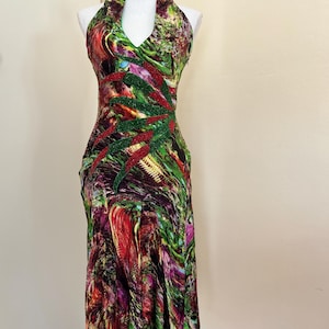 Beaded Halter Summer Dress: Y2K Ibiza Style