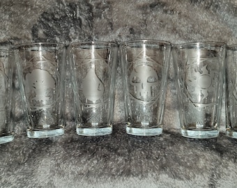 Set of Magic the Gathering Glasses