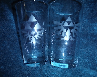 Legend of Zelda Triforce Glass