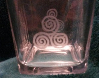 Celtic Trinity Spiral Candle Holder