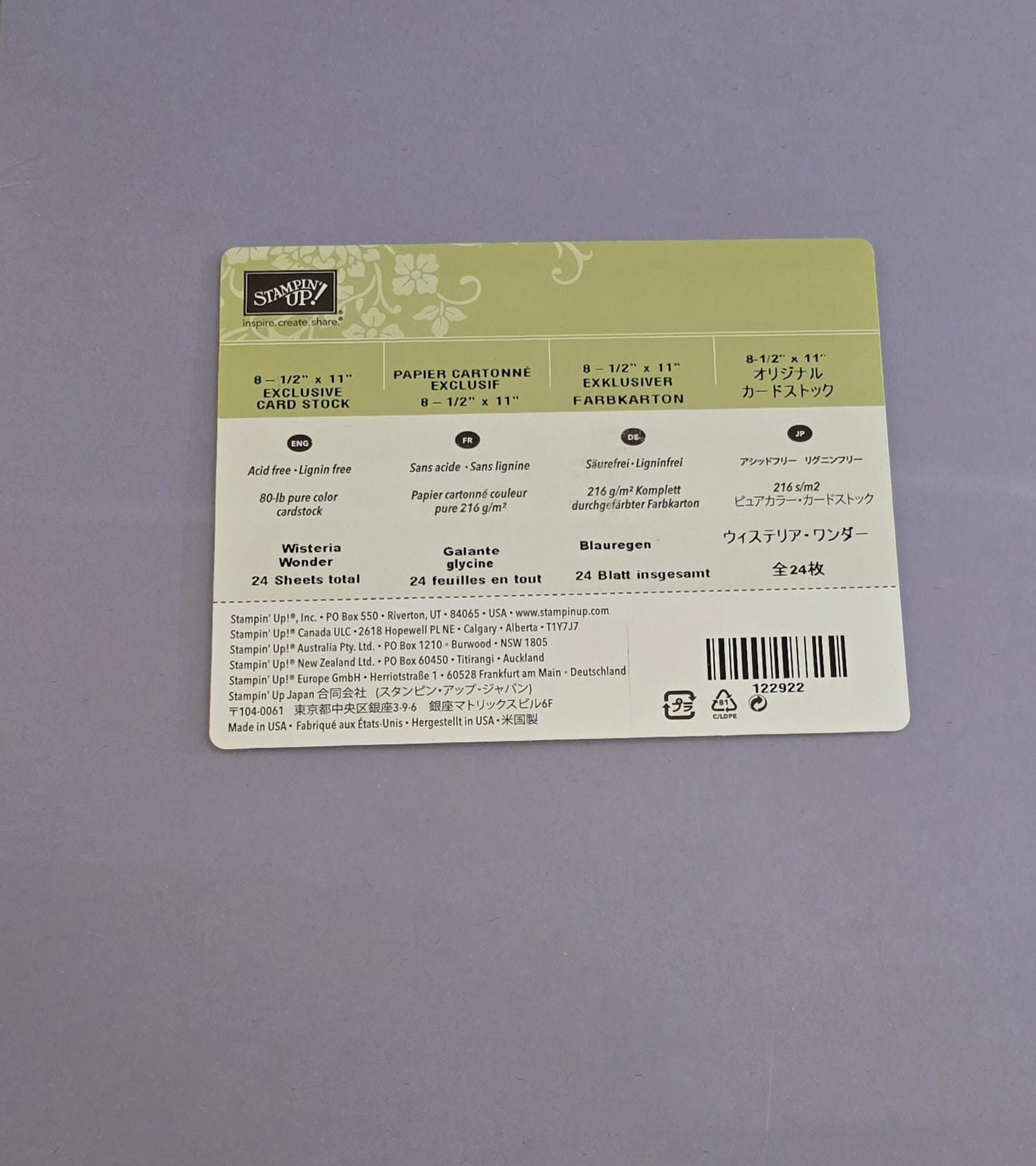 Stampinup Card Stock - Etsy