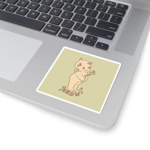 Vintage Kewpie Doll Sticker: Floral Y2K Retro Art