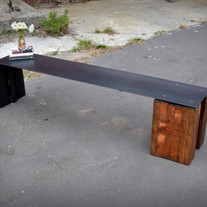 Floating Steel Waterfall Bench immagine 2