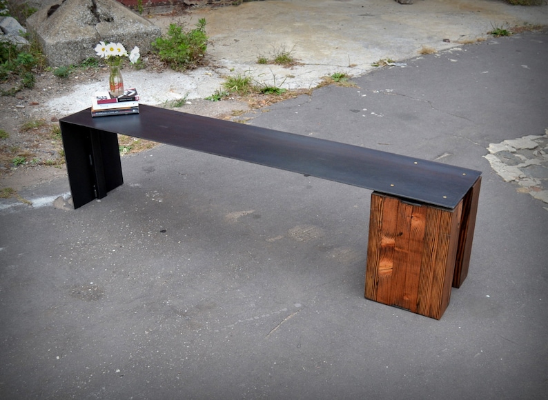 Floating Steel Waterfall Bench immagine 2