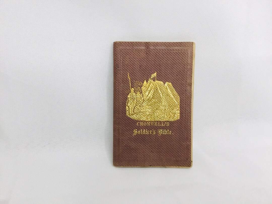 Antique Soldiers Pocket Bible. A D 1643 the Army of Oliver Cromwell Etsy