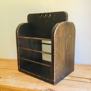 Vintage Solid wood Magazine / Wine Rack