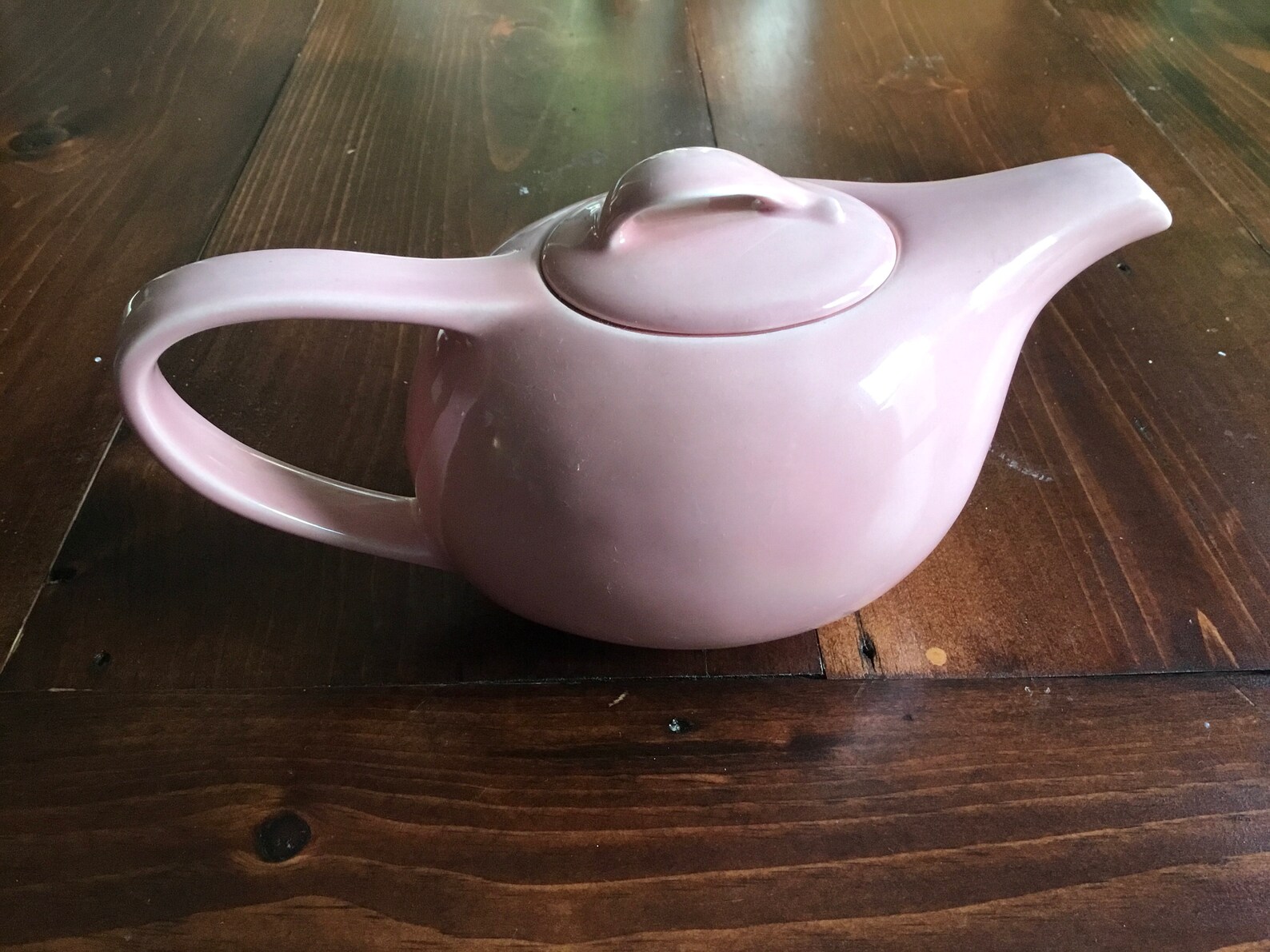 Vintage Pink Ceramic Tea Pot Plants Decor Etsy