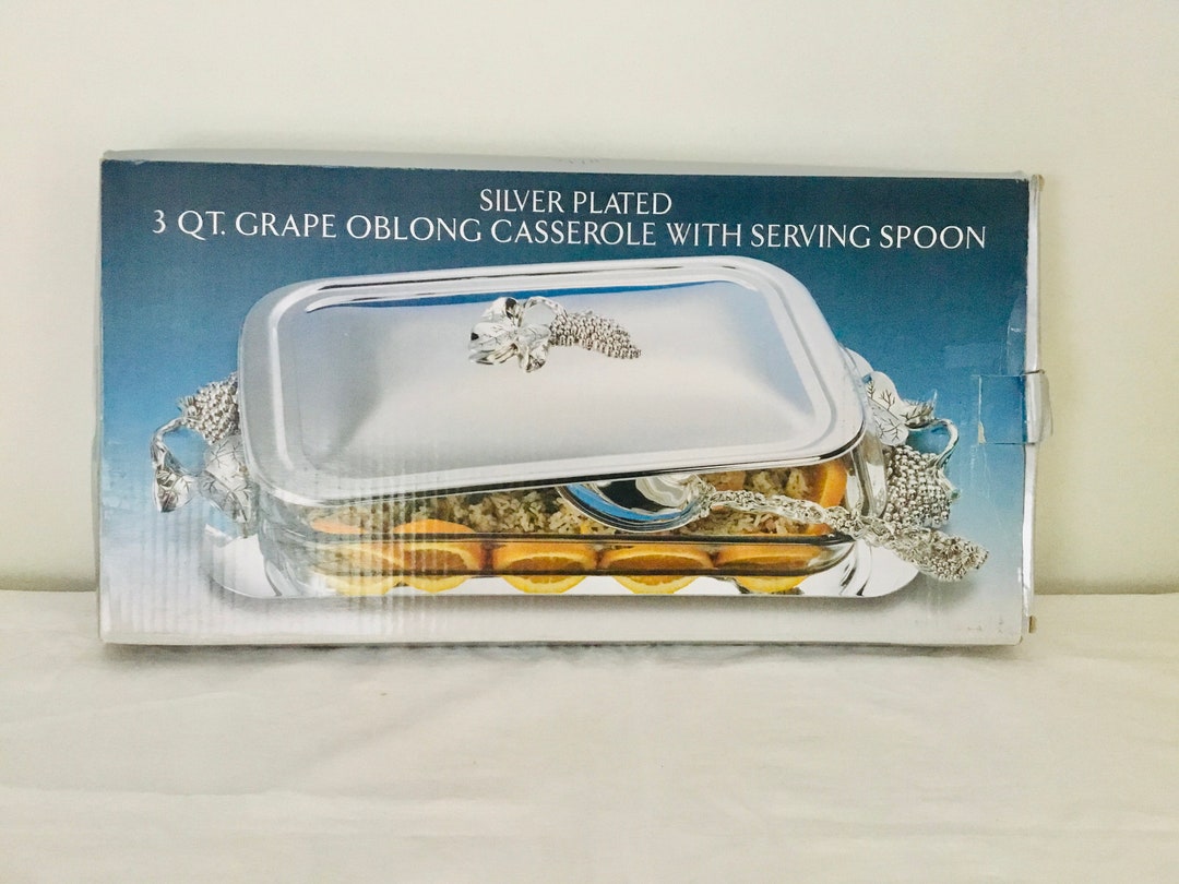 Glasstop Warming Tray Oven To Table Glass Rectangular Baker Small Chafing Dish For Dip