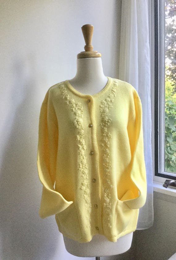 womens mustard cardigan sweater