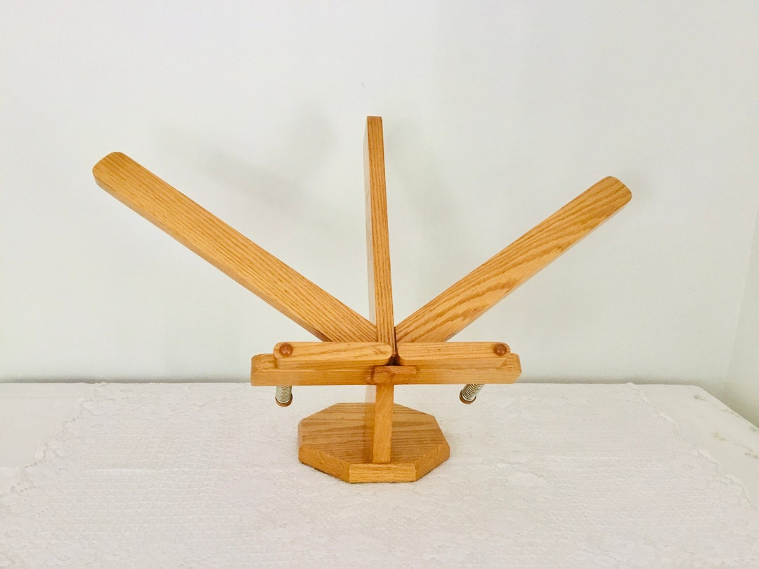 Bible Track Rack Vintage Solid Oak Wood Book Rack / Book Holder / Stand / Large Bible ...