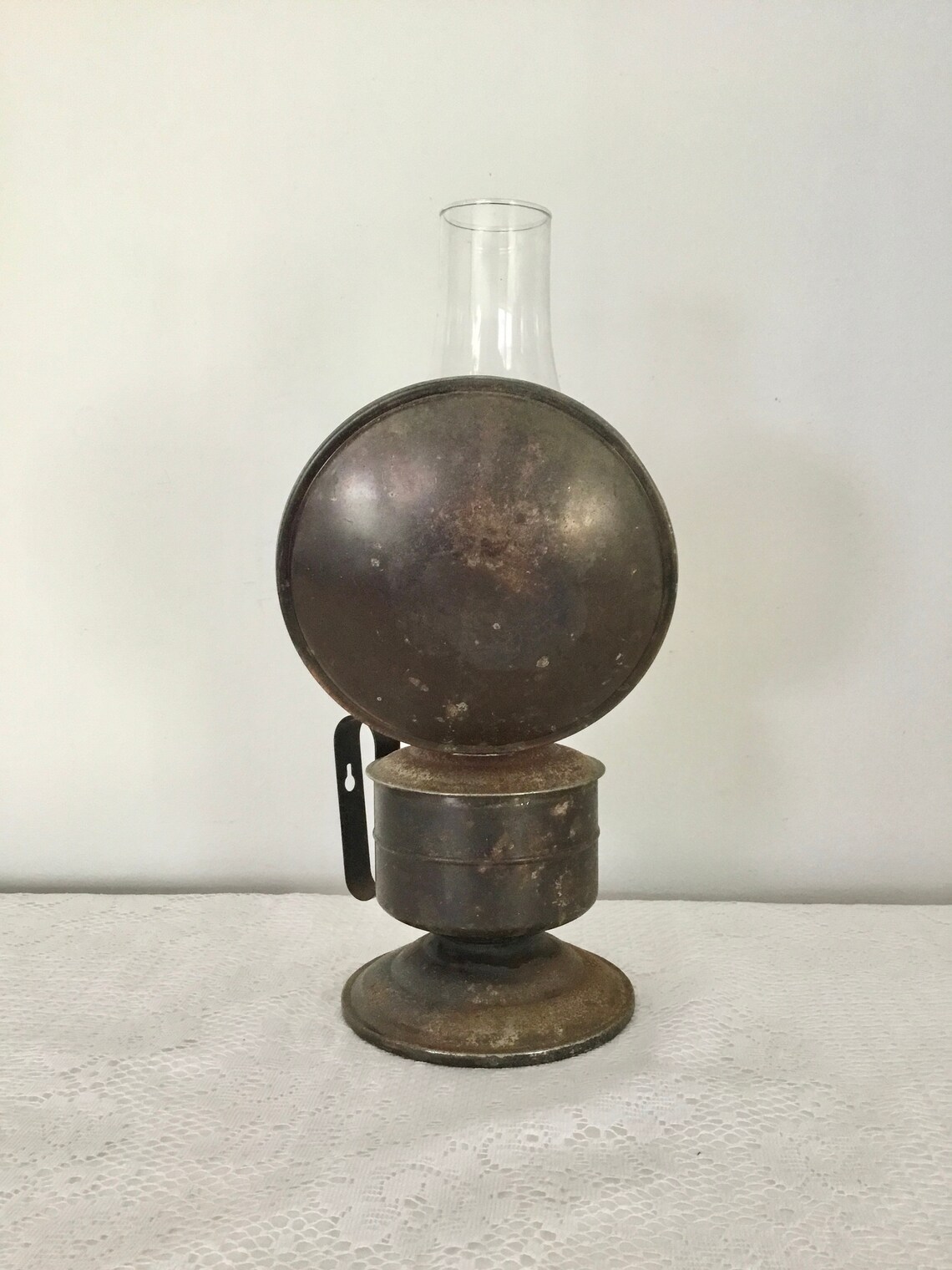 Antique Oil Lantern Wall Mount Kerosene Lamp Hurricane Lamp Etsy
