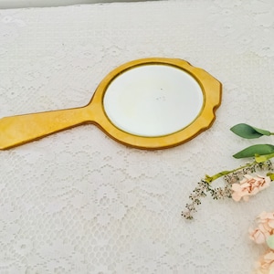 Vintage Melamine/Celluloid Vanity dresser Mirror