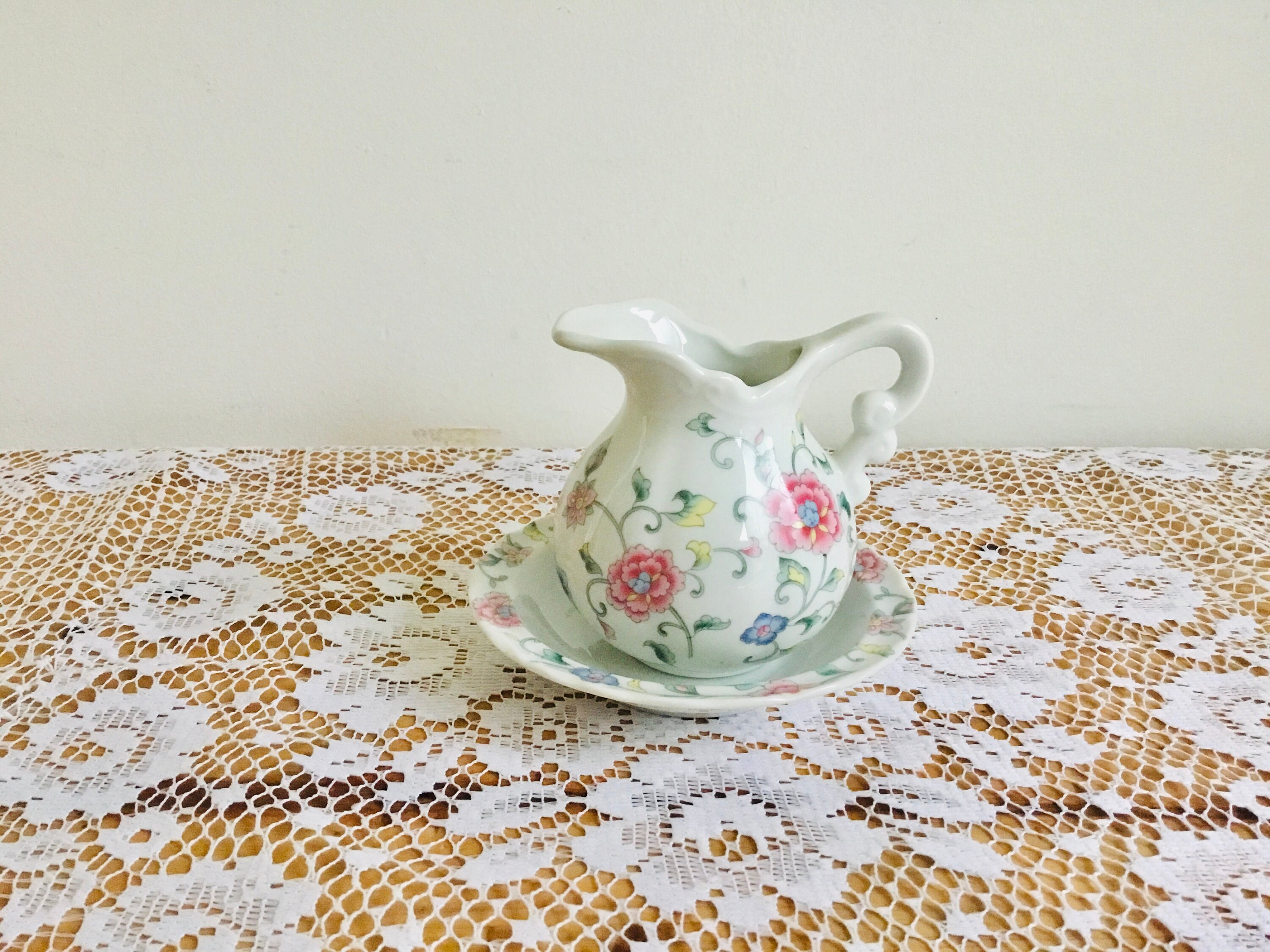 Vintage Pitcher and Wash Basin Etsy